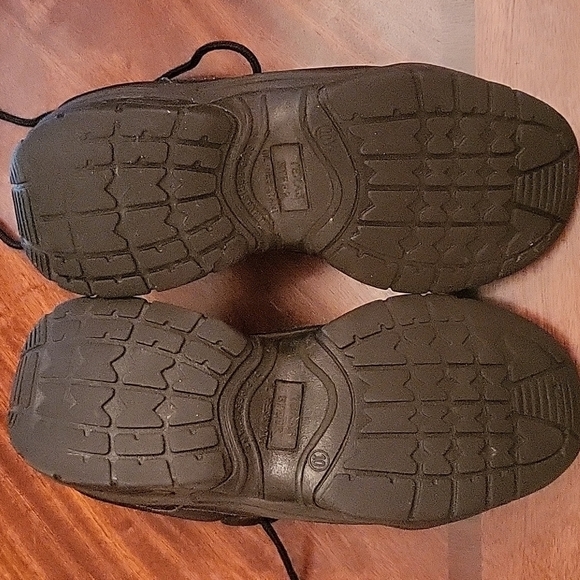 Texas Steer Black Leather Steel Toe Work Shoe - Picture 10 of 10